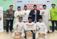 BMH dan Askrindo Syariah Wujudkan Kebahagiaan 50 Santri Tahfidz Yatim Dhuafa BMH